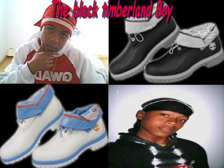 The black timberland boy